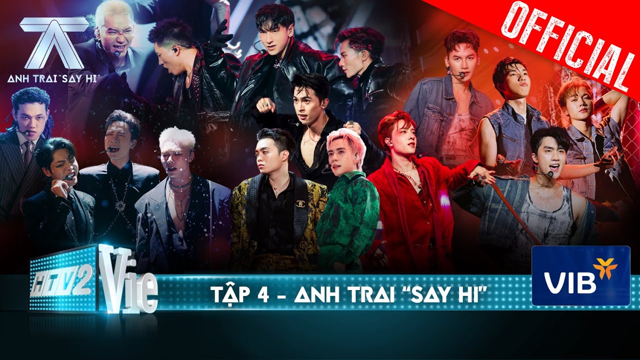 Anh Trai Say Hi – Tập 4: HIEUTHUHAI, Negav, Song Luân, Isaac mở màn với 4 siêu phẩm phá đảo sân khấu